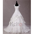 plus size high-low ball gown wedding dress for fat women